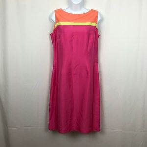 Talbots Silk sleeveless sheath dress 8